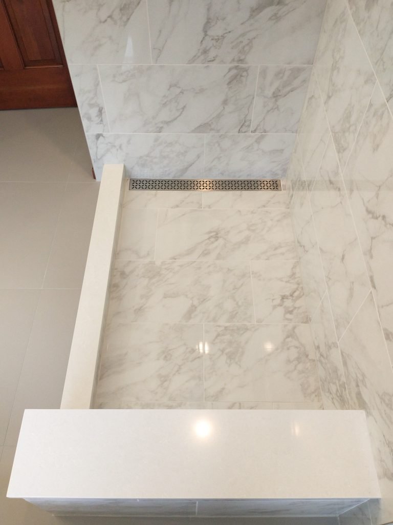 Heated floors Portland bath remodel
